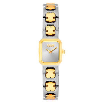 ANALOG WATCH WITH STEEL AND GOLD-PLATED STEEL BRACELET ICON TIME