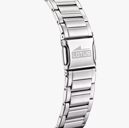 Women's Square Series light blue watch with steel bracelet 18967/4