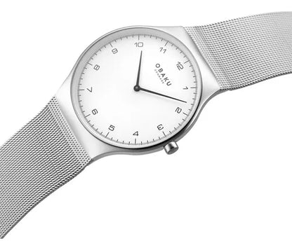 Obaku Slank Steel White V306GXCWMC