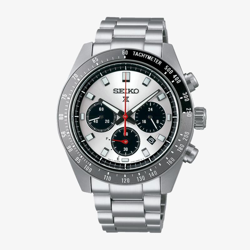 Prospex Speedtimer Solar Chronograph white