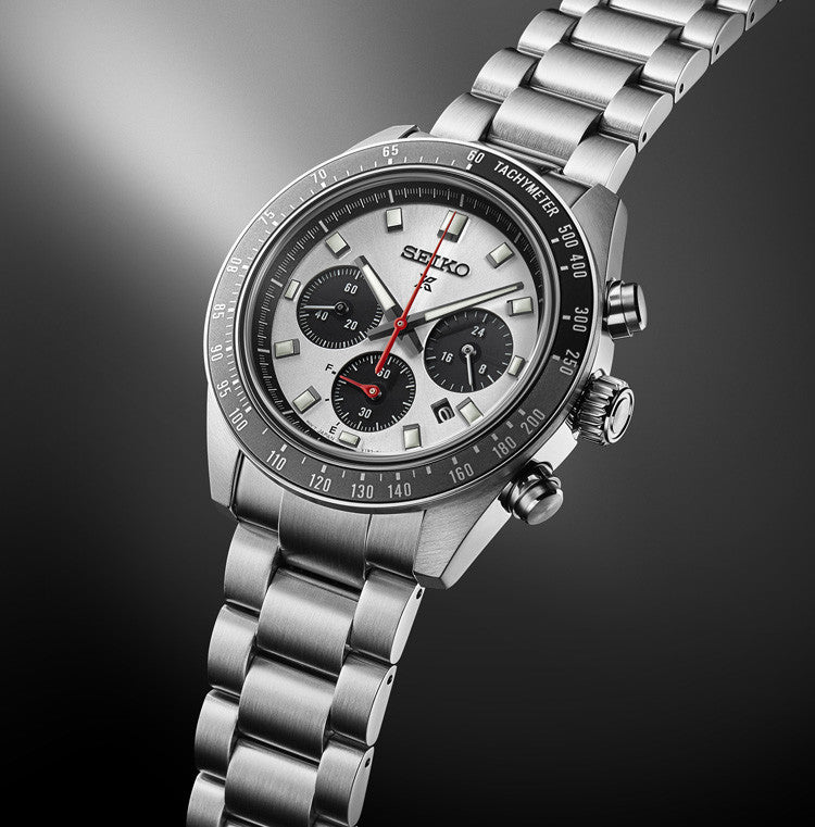 Prospex Speedtimer Solar Chronograph white