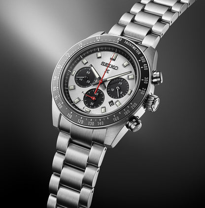 Prospex Speedtimer Solar Chronograph white